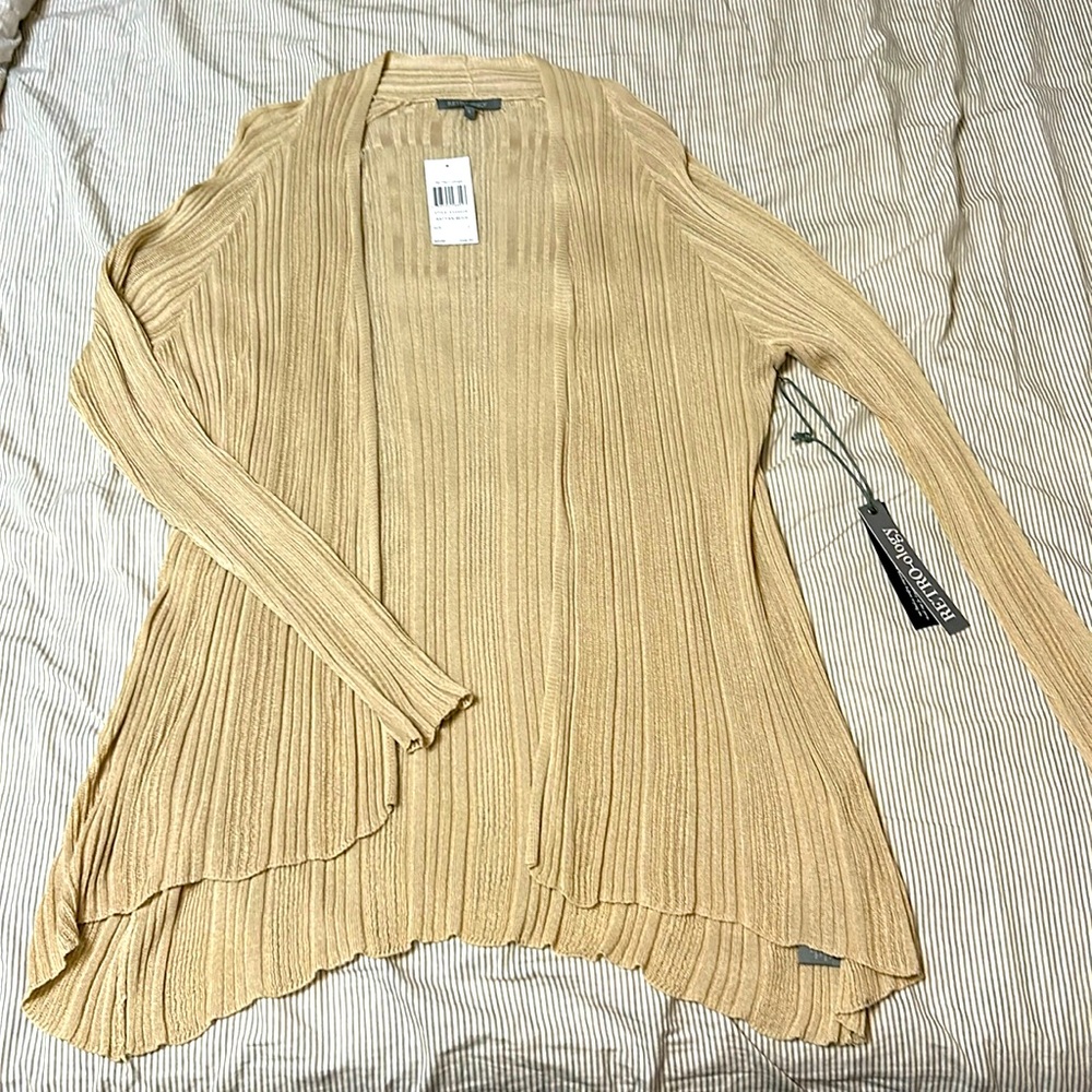 RETRO-ology Beige Boho Long Sweater